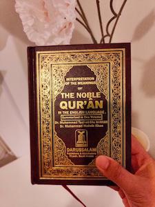 The Noble Quran, English translation, small size