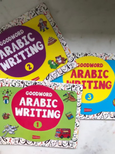 Arabic Handwriting Exercise Books Bundle: 3 Books