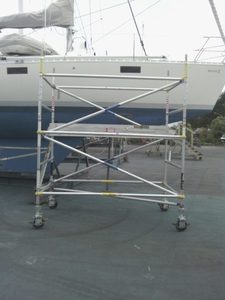 SCAFFOLD TOWER DOUBLE 1.3m x 2.4m x4m