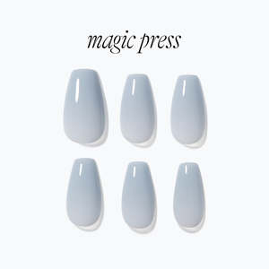 [AURORA] MAGIC PRESS NAIL - BLUE GREY