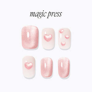 [AURORA] MAGIC PRESS NAIL - HEART JELLY
