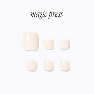 Magic Press Best: [AURORA] MAGIC PRESS NAIL - CREAMY WHITE