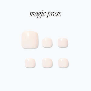 Magic Press Best: [BLUSHING] MAGIC PRESS NAIL - MILKY CREAM