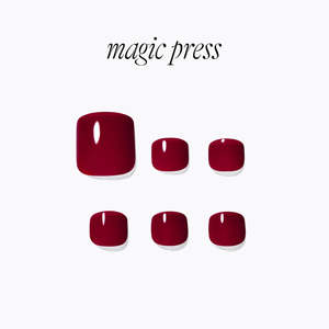 [AIRY] MAGIC PRESS PEDI - DEEP RED