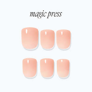 [AIRY] MAGIC PRESS NAIL - NUDIES (SHORT SQUARE)