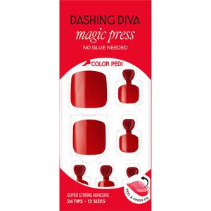 [AIRY] MAGIC PRESS PEDI - LOVING RED