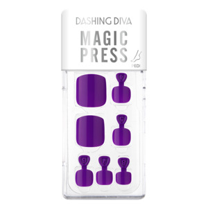 Pedicure: [VIVID RAINBOW COLLECTION] MAGIC PRESS PEDI - GLOSSY VIOLET