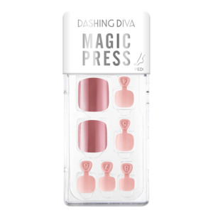 Pedicure: [MERMAID POWDER COLLECTION] MAGIC PRESS PEDI - PINK MIRROR