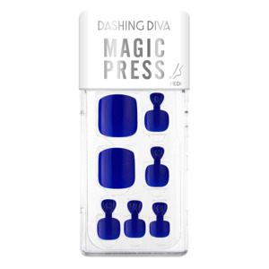 Pedicure: [BLUE COLLECTION] MAGIC PRESS PEDI - DEEP BLUE
