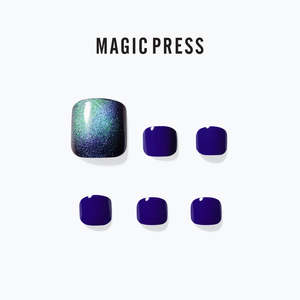 [JAZZ IN THE NIGHT] MAGIC PRESS PEDI - GREEN GALAXY