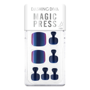 [MIRROR POWDER COLLECTION] MAGIC PRESS PEDI - NAVY GALAXY MIRROR