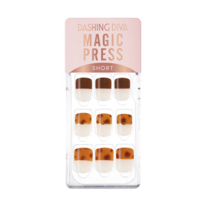 [MULTI DROP COLLECTION] MAGIC PRESS NAIL - ?LEOPARD FRENCH