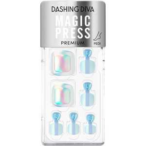 Best: [GLASS NAIL COLLECTION] MAGIC PRESS PEDI - AQUA ICE SHINE