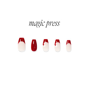Coffin: [CHRISTMAS] MAGIC PRESS NAIL - SANTA HATS