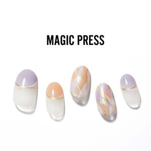 Long Oval: [CITY LIGHTS] MAGIC PRESS NAIL - FREE MOVEMENT