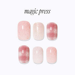 Regular: [CANDLELIGHT] MAGIC PRESS NAIL - ANGORA CHECK