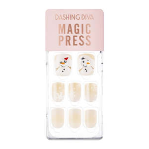 [CHRISTMAS SNOW] MAGIC PRESS NAIL - LET IT SNOW