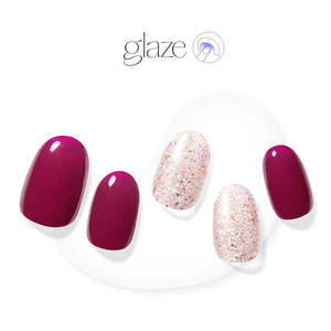 [GLINT & GLOW] GLAZE GEL NAIL – BURGUNDY DRESS