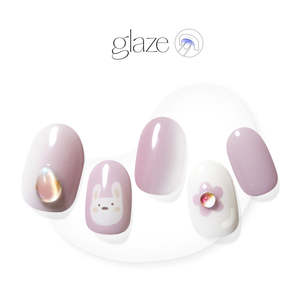 Jenny Nail: [RAINBOW DROPS] GLAZE GEL NAIL – LAVENDER RABBIT