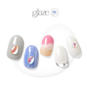 Jenny Nail: [RAINBOW DROPS] GLAZE GEL NAIL – DREAMING CLOUD
