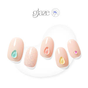 [RAINBOW DROPS] GLAZE GEL NAIL – RAINY DAY