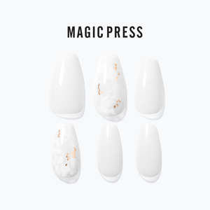 [PURE HEART] MAGIC PRESS NAIL - GORGEOUS WHITE