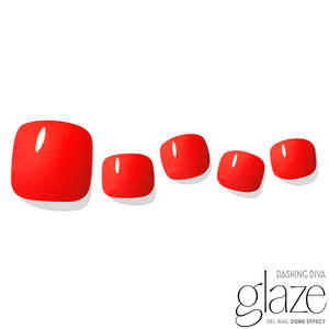 Monotone: [RED COLLECTION] GLAZE GEL PEDI – TOMATO RED