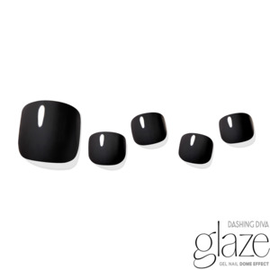 [FULL COLOUR] GLAZE GEL PEDI – BLACK INK