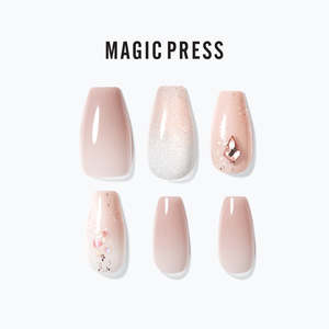Love Moment: [LOVE MOMENT] MAGIC PRESS NAIL - PEACH GARDEN