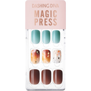 Christmas Night: [CHRISTMAS NIGHT] MAGIC PRESS NAIL - MINT CHOCOLATE LATTE