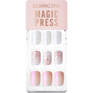 [CHRISTMAS NIGHT] MAGIC PRESS NAIL - PINK SNOW