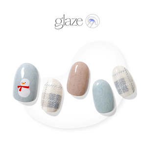 [SANTA IS COMING] GLAZE GEL NAIL – SNOWMAN