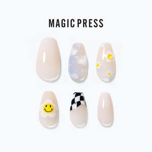 Love Diary: [LOVE DIARY] MAGIC PRESS NAIL - HAPPY CLOUD