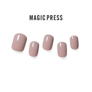 Brick Rose: [BRICK ROSE] MAGIC PRESS NAIL - TOFFEE NUT LATTE