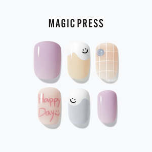 Kitsch Smile: [HAPPY DAY] MAGIC PRESS NAIL - HAPPY DAY