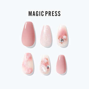 [MOON LIGHT] MAGIC PRESS NAIL - PINK GALAXY