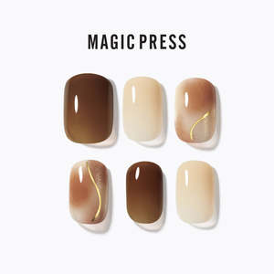 Mulberry: [MULBERRY] MAGIC PRESS NAIL - SADDLE BROWN