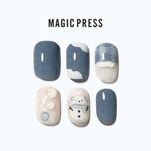 [MELLOW SNOW] MAGIC PRESS NAIL - MELLOW SNOW