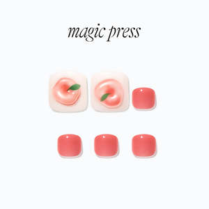 [SUMMER DRIFT] MAGIC PRESS NAIL - FLAT PEACH