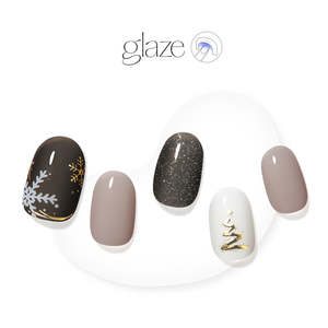 Glaze Design: [HOLIDAY MOOD] GLAZE GEL NAIL – HOLIDAY MOOD
