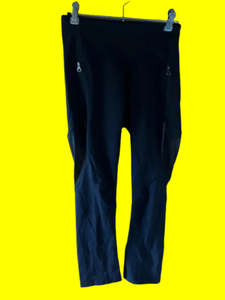 Lululemon - Black Leggings With Mesh Inserts - Size: Lulu size 4