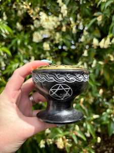 Incense Sage Other: Pentagram Resin Burner