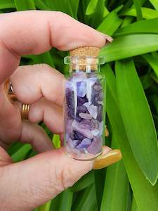 Apatite Crystal Chip Bottle