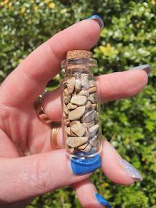 Chip Bottles: Picture Jasper Crystal Chip Bottle