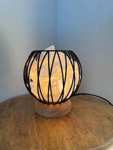 Calcite Cage Lamp