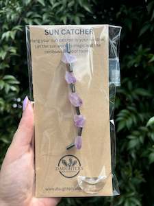 Suns Moons: Amethyst & Hematite | Moon Sun Catcher
