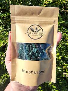 Chip Bags: Bloodstone Crystal Chip 100 gms Bag