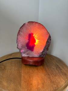 Lamps: Pink Agate Lamp 3.1kgs