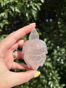 Rose Quartz Large Turtle