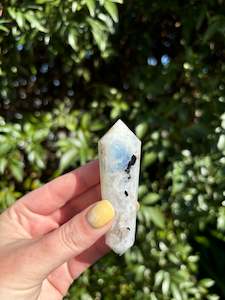 Wands: Rainbow Moonstone Vogel Wand F